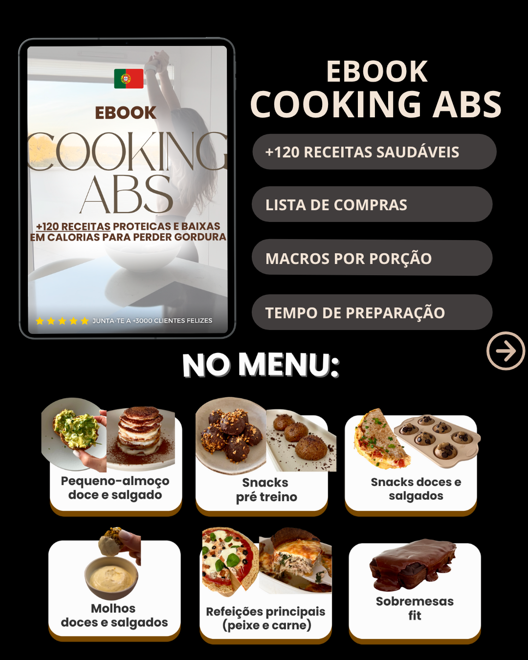 EBOOK COOKING ABS + PLANO 4 SEMANAS