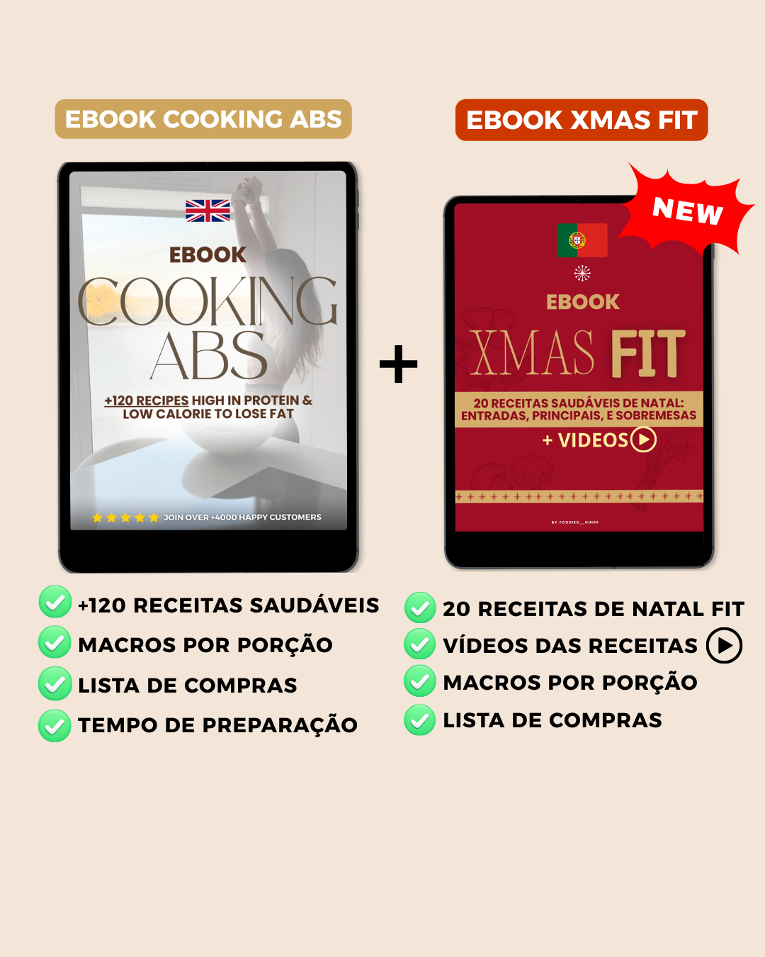 PACK NATAL FIT (2 EBOOKS)