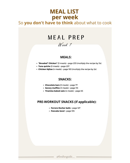 MEAL PREP PLAN - ENGLISH