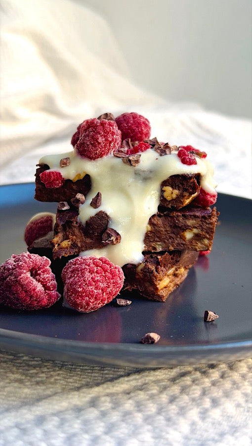 Brownie proteico